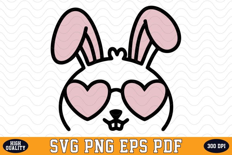 Cute Bunny SVG Sublimation Design | Sublimation