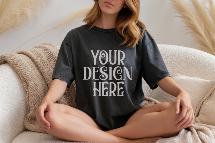 Pepper Comfort Colors 1717 T-shirt Mockups,1717 Mockups