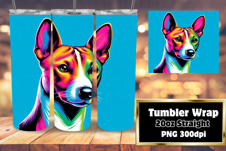 RICH 20oz Sublimation Tumbler Design , Dog