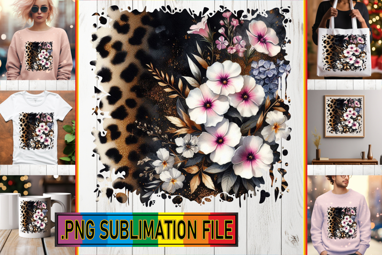 Joyful PNG TSHIRT Art Ideas, Leopard Prints