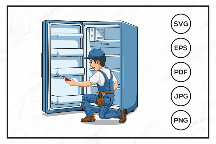 Refrigerator Clipart