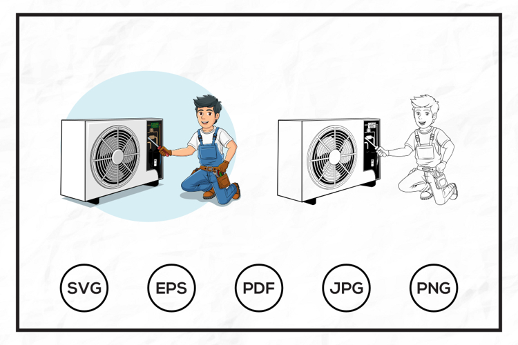 Air Conditioner Clipart Image 15