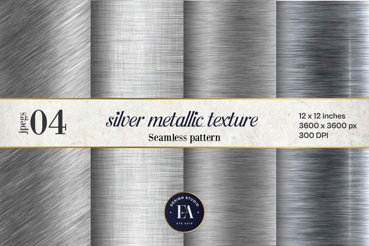 Shiny Silver Texture Image 4
