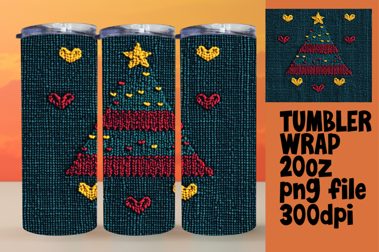Beautiful Gift: 20oz Tumbler Wrap , Holiday
