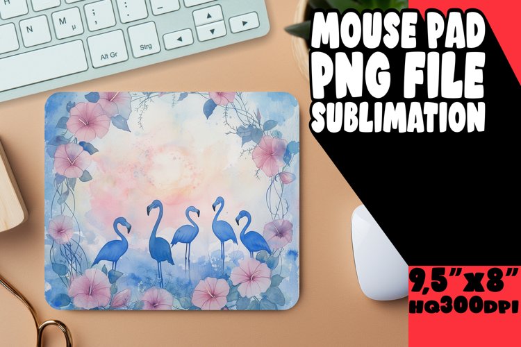 Flamingo Fantasy Mouse Pad Selection example image 1