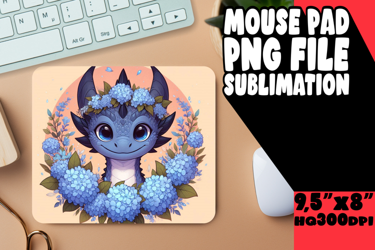 VIBRANT mouse MAT Innovative Art, Dragon