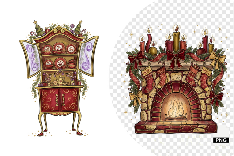 Whimsical Christmas Clipart