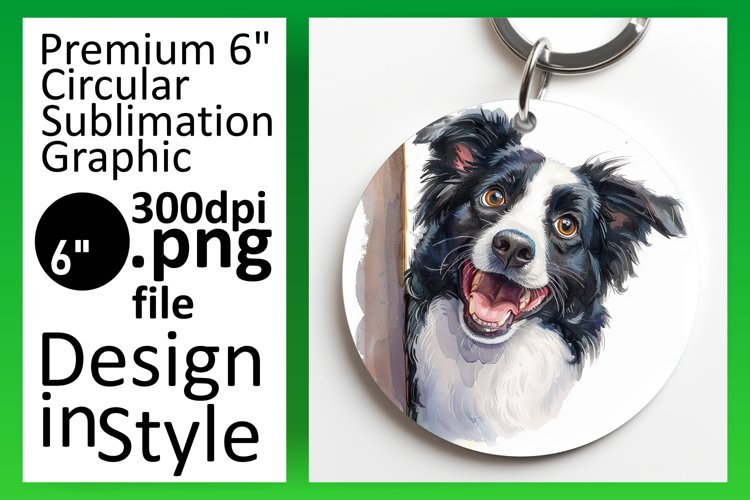 Dog Lover's Whimsical Circle Joyful Charm Playful example image 1