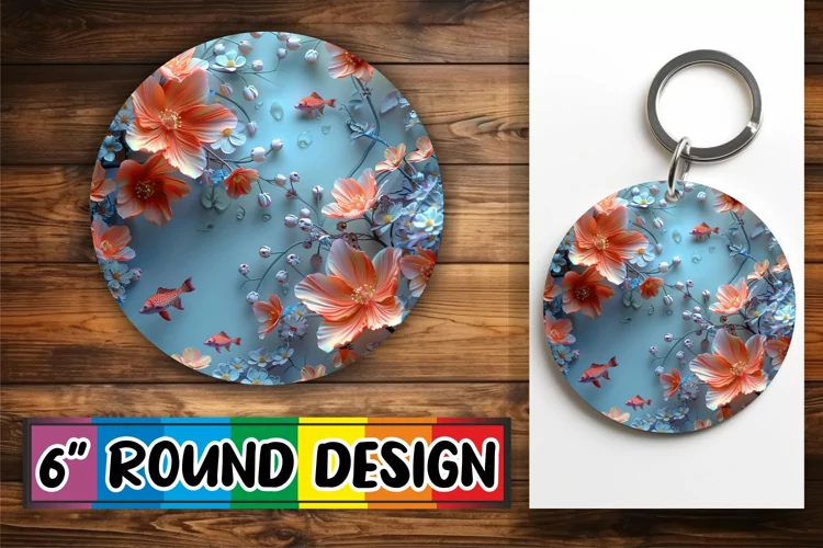 Round Ornament Sublimation Designs