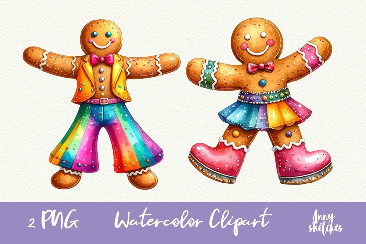 Gingerbread Man Silhouette Image 4