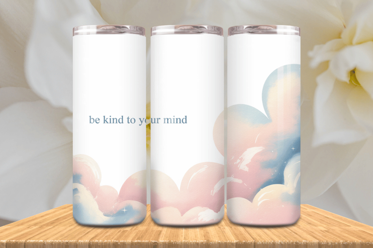 Positive Affirmations 20oz Tumbler wrap Inspirational Quotes