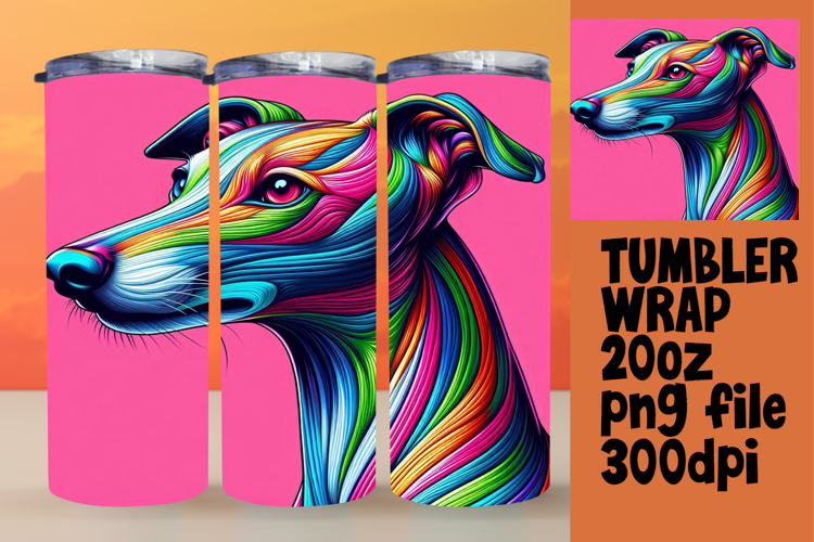 STYLISH 20oz Tumbler Template for Any Occasion , Dog