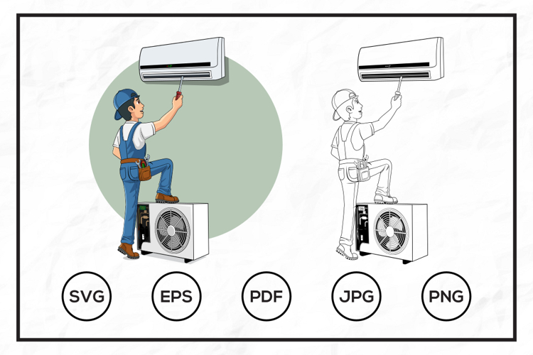 Air Conditioner Clipart Image 14