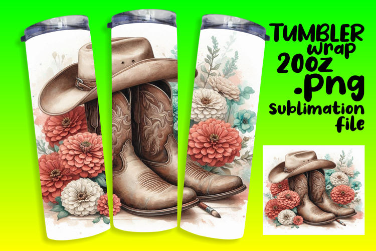 STUNNING 20oz Tumbler Design for Any Occasion , Western