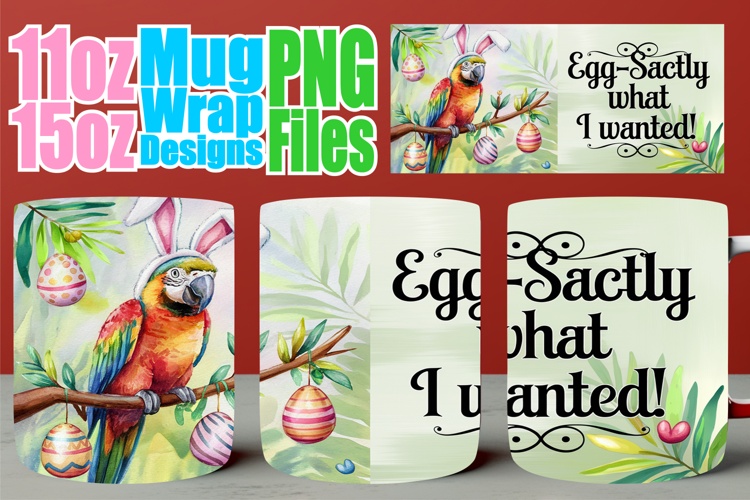 Cozy mornings 11oz 15oz sublimation wrap, Easter