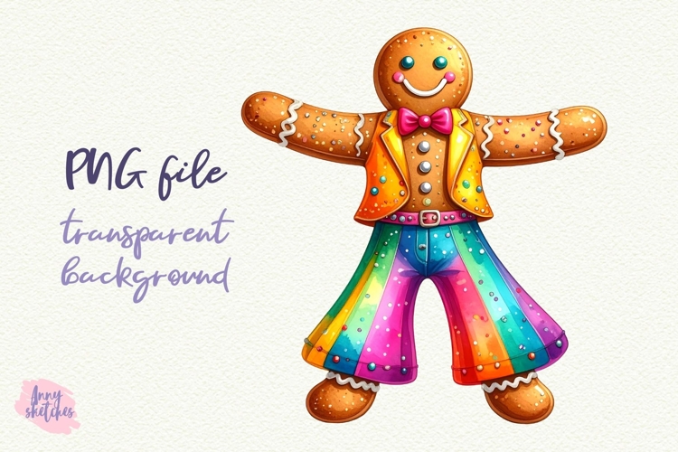 Gingerbread Man Silhouette Image 3