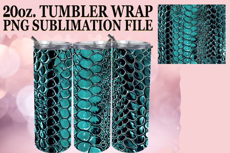Quilted Puff Texture Tumbler Sublimation, 20oz example image 1