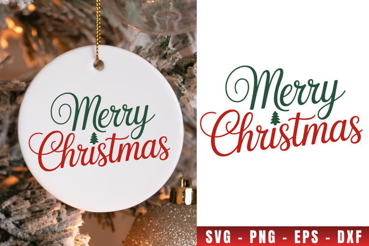 Merry Christmas Tree Svg Image 12