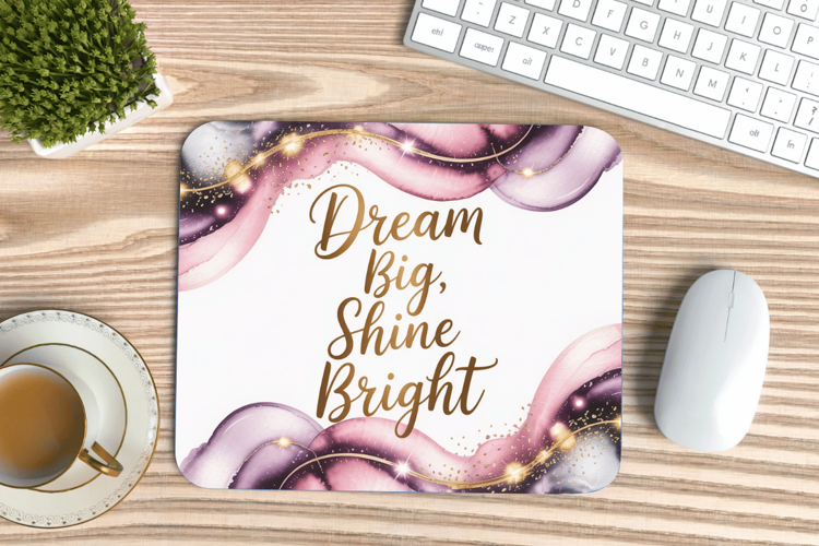 Inspirational Quotes Mouse Pad, Motivational PNG Sublimation