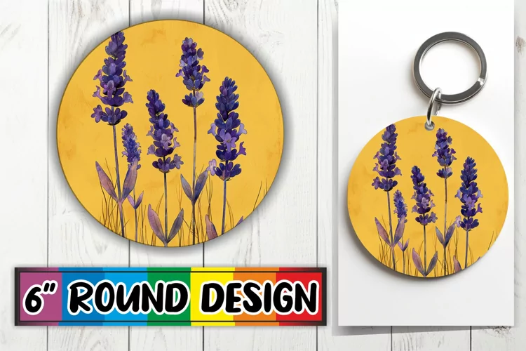 Blossom Bonanza Sublimation - Keychain & Car Coaster
