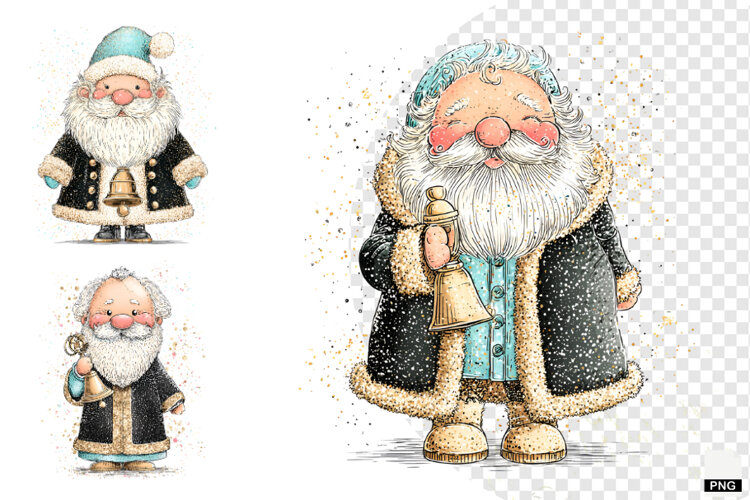 Doodle Style Christmas Clipart example image 1