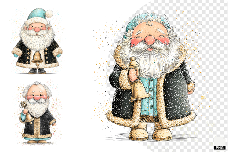 Doodle Style Christmas Clipart
