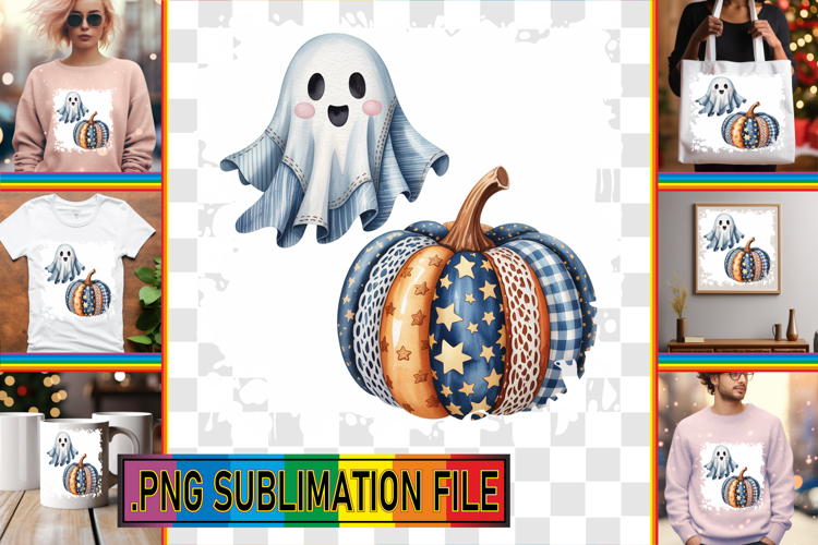 Unique Tote Bag Magic PNG, Pumpkin Watercolor