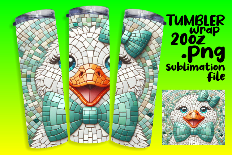 VIBRANT 20oz Tumbler Artwork for Gifts , Goose