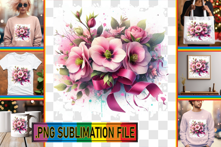 Unique Tote Bag Art Ideas, Flowers