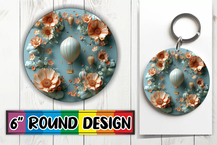 Serene Circle Keychain Assortment