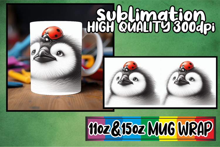 Luminous moments 11oz 15oz sublimation wrap, Cute Animals