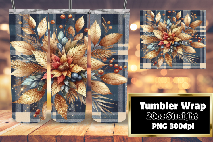 EXCLUSIVE 20oz Tumbler Design , Autumn Flower