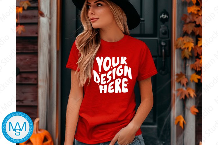 White Tshirt Mockup Image 2