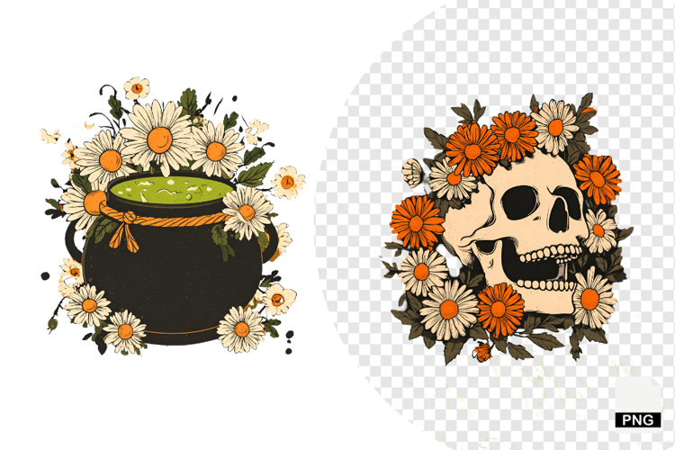 Retro Halloween Clipart