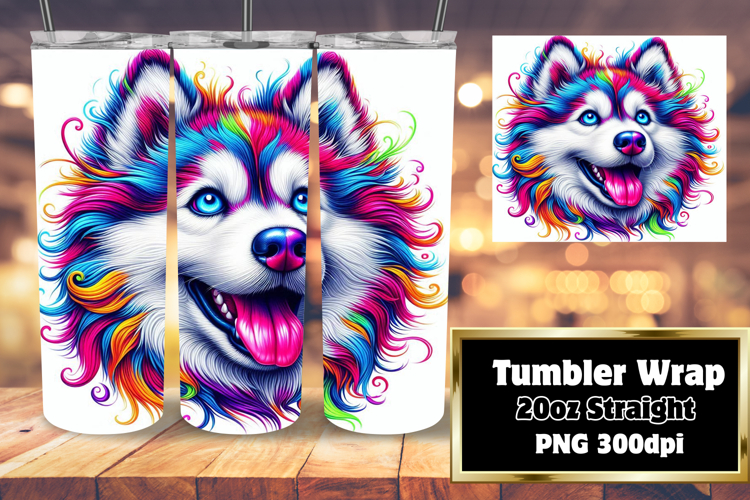ELEGANT 20oz Tumbler Design for Personal Use , Dog