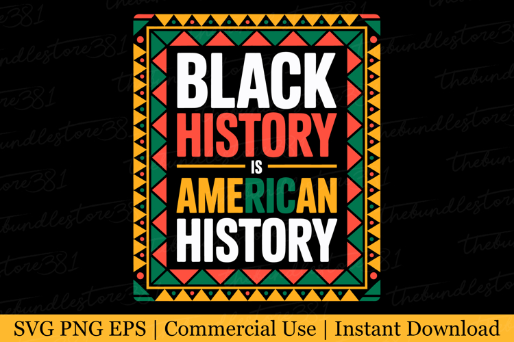 Black history is American History Svg | Svg Cut Files