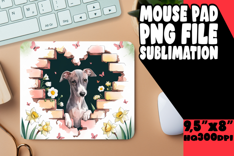TIMELESS MOUSE MAT ARTISTIC DESIGN, Cute Dog