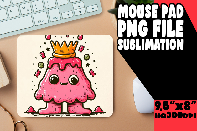 Timeless Mouse Pad Designs Sublimation, Monster