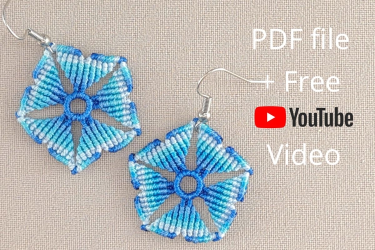 Micro Macrame Gradient Earrings DIY YouTube Transcript