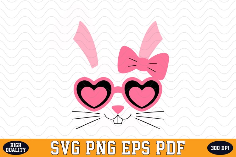 Cute Bunny SVG Sublimation Design | Sublimation