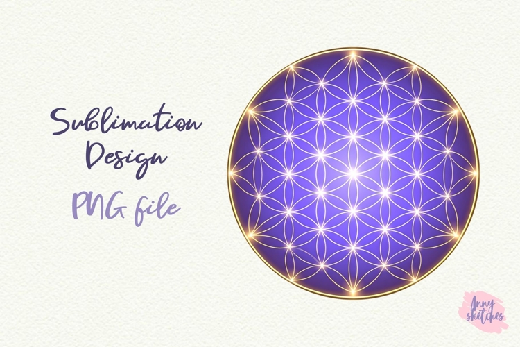 Flower of Life PNG Sacred Geometry Clipart Spiritual