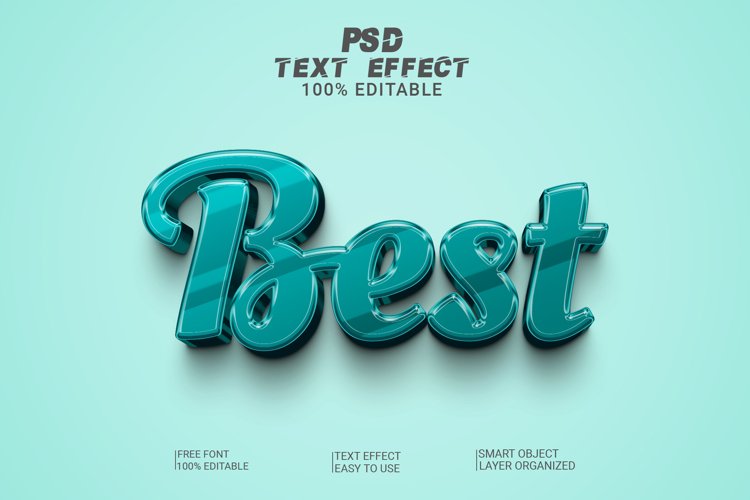 Best 3d Editable Text Effect Style