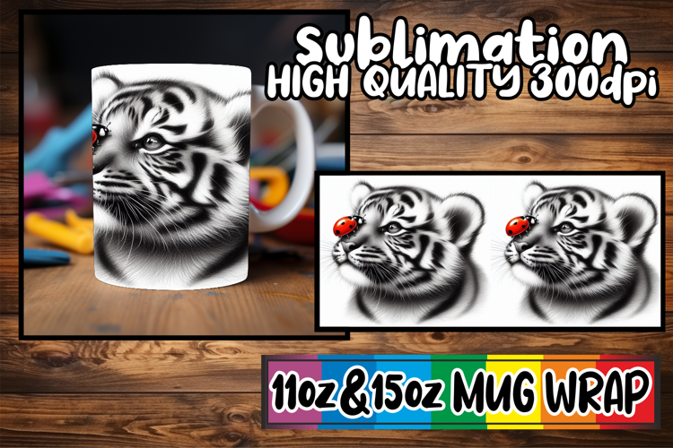 Unique adventures 11oz 15oz sublimation wrap, Cute Animals