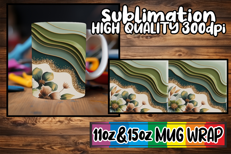 Sweet beginnings sublimation print wrap, Pattern