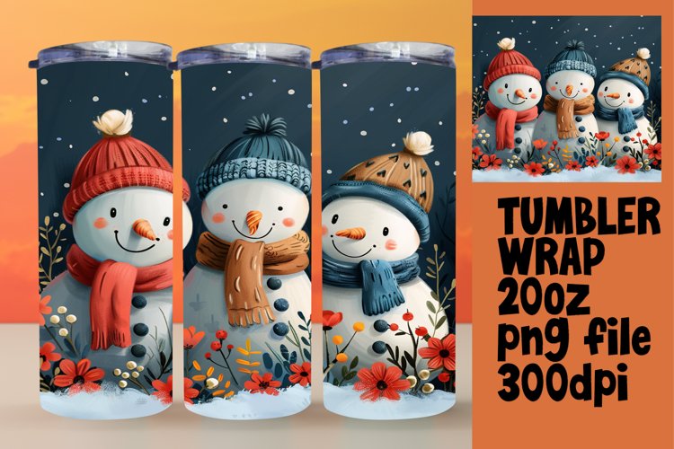 Holiday Gingerbread Design Wrap 20oz Tumbler Art