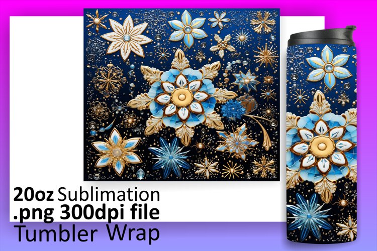 Christmas Tumbler Wrap Image 12