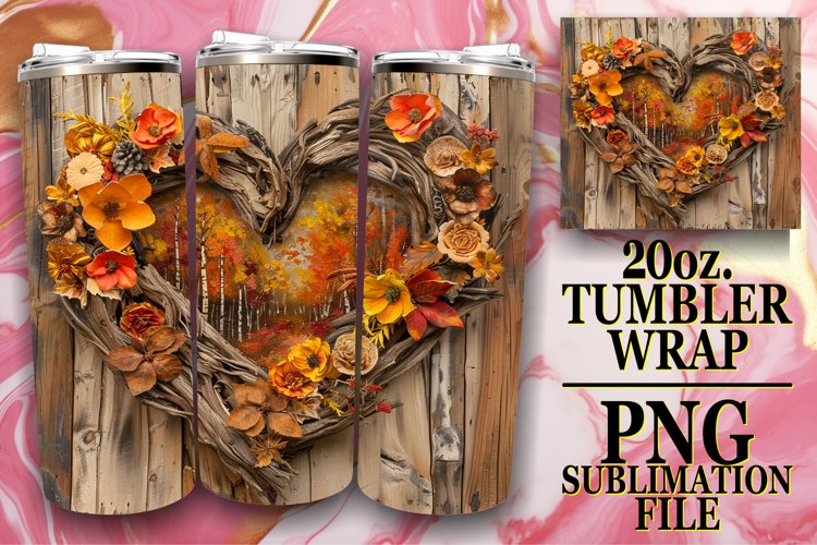 Woodland Wanderlust Tumbler Sublimation - Summer Serenity example image 1