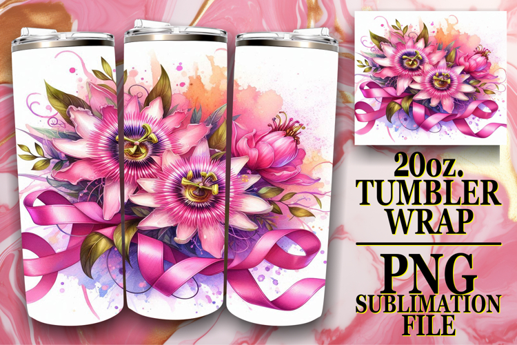 PRESENT OF ADVENTURE 20oz TUMBLER WRAP, Flowers
