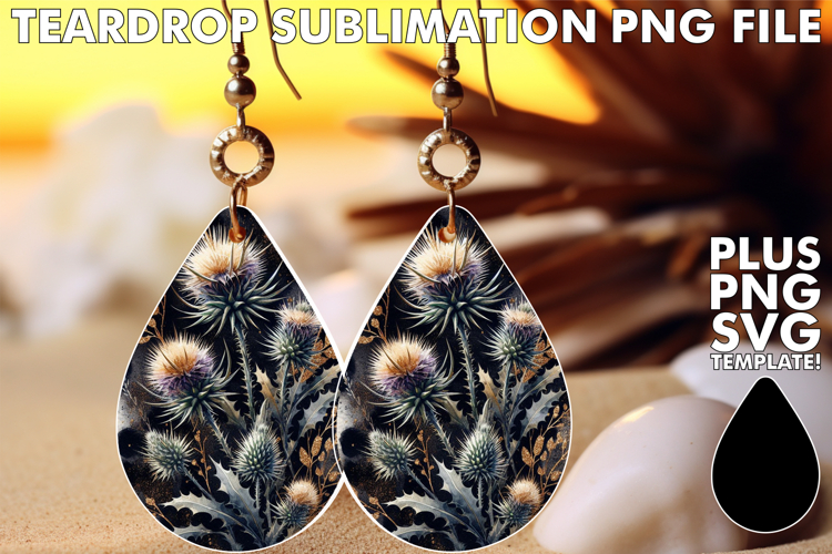 Elegant Teardrop Earrings PNG MAGIC, Leopard Prints