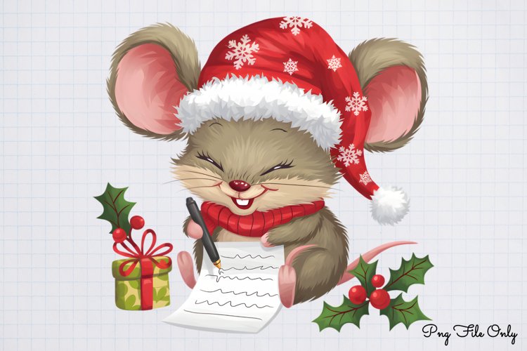 Boho Christmas Clipart Image 7